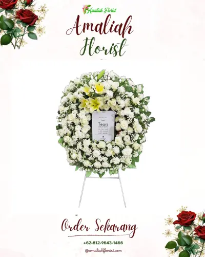 Krans Bunga Duka Cita di Girimulya